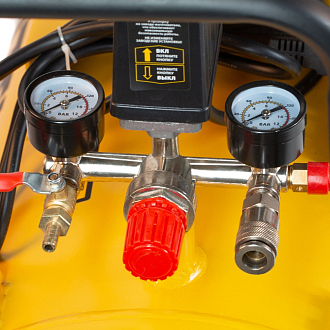 Компрессор воздушный BCV2200/100, ременный привод, 2.2 кВт, 100 литров, 370 л/мин Denzel - фото 10