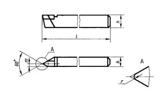 Резец резьбовой 16х10х100 Т15К6 для наружной резьбы 2660-0001 - фото 2