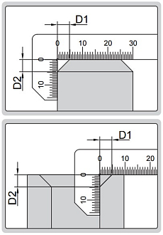 Шаблон фасочный (цена дел 0.5 мм погрешность ±0.25 мм) INSIZE - фото 3