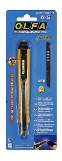 OLFA 9 мм, сегментированное лезвие, AUTOLOCK, Нож безопасный OL-A-5 - фото 5