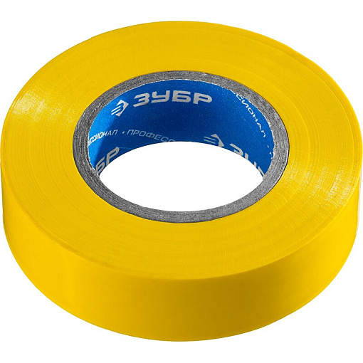 Фото 0 товара Изолента, ПВХ, не поддерживающая горение, 6000 В, 19мм х 20м Зубр 1234-5