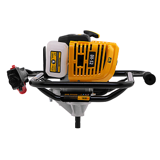 Мотобур DX-52, объём двигателя 52 см3, соединение 20 мм, без шнека Denzel - фото 4