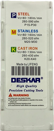 Фото 6 товара 16IR 1.5 TR LDA резьбовая пластина Deskar