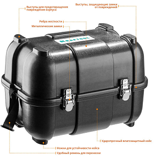 Лазерный нивелир с детектором и держателем в кейсе KRAFTOOL LL3D 4 34640-4 Professional линейный - фото 10