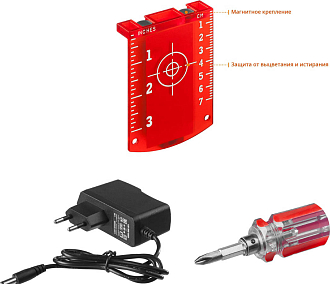 Лазерный нивелир с детектором и держателем в кейсе KRAFTOOL LL3D 4 34640-4 Professional линейный - фото 9