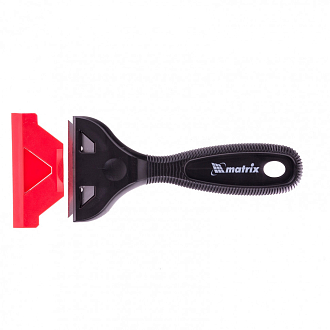 Скребок пластмассовый с трапециевидным сменным лезвием Matrix - фото 1