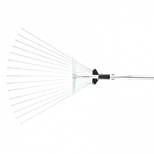 Фото 0 товара Грабли веерные стальные, 190 - 520 х 1200 - 1500 мм, 15 зубьев, раздвижные, стальной черенок, Palisad