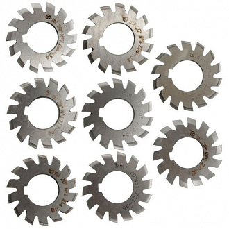 Фреза дисковая модульная м 1,0 50х19 z=14 (к-т из 8 шт) - фото 1