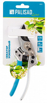 Секатор прямого реза, 170 мм, усил., нижняя рукоятка в ПВХ-оболочке, Luxe Palisad - фото 3