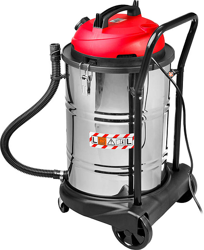 Фото 2 товара Пылесос строительный ПУ-60-1400 М4 ЗУБР 1400 Вт, Мастер