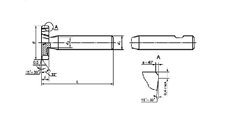 Фреза для пазов сегментных шпонок 22х8,0 z=8 разнонапр.зуб Sekira - фото 2