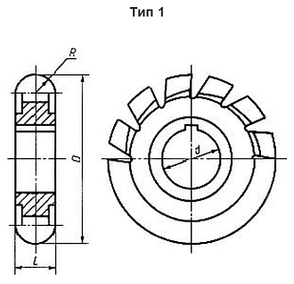 Фреза фасонная выпуклая 50 R2 Р6М5 Sekira - фото 2