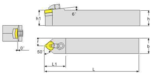 Фото 3 товара MCMNN2525M12 державка для наружного точения Deskar