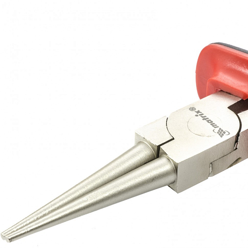 Фото 1 товара Круглогубцы Nickel, 160 мм, никелированные, двухкомпонентные рукоятки Matrix