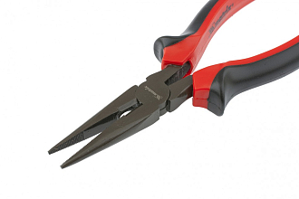 Длинногубцы прямые Black Nickel, 160 мм, двухкомпонентные рукоятки Matrix - фото 4