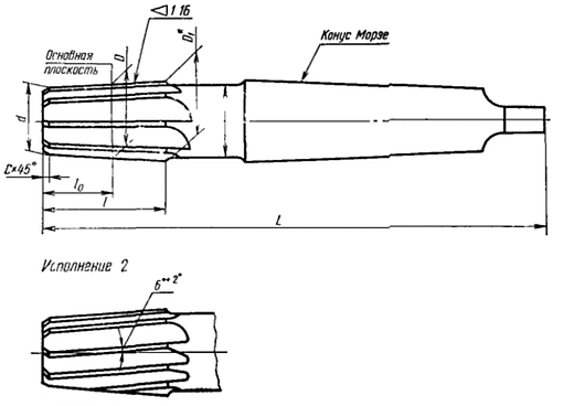 Фото 1 товара Развертка 1:16 коническая Rc 1/2 к/х