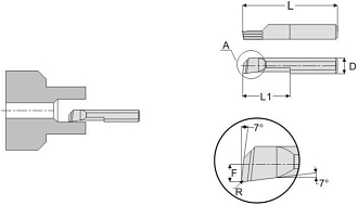 MTR 5 R0.2 L10 минирезец Deskar - фото 2