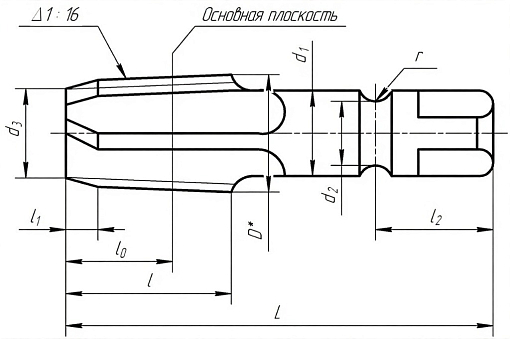 Фото 2 товара Метчик К 5/8'' для конической резьбы Р6М5