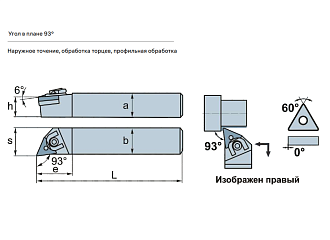 WTJNR2020K16 DKR державка для наружного точения Deskar - фото 2