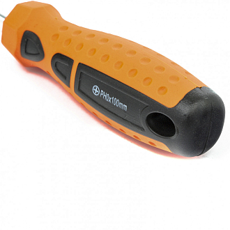 Отвертка "Point", PH0 х 100 мм, CrV, двухкомпонентная рукоятка Sparta - фото 3