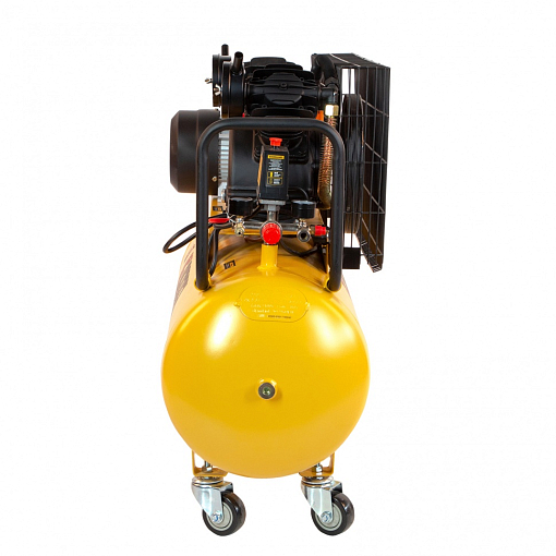 Фото 2 товара Компрессор воздушный BCV2200/100, ременный привод, 2.2 кВт, 100 литров, 370 л/мин Denzel