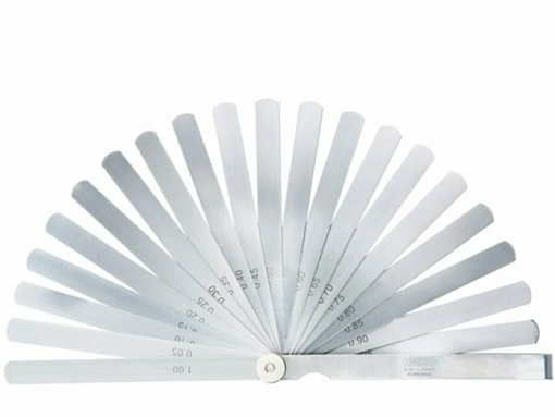 Фото 0 товара Набор щупов (для установки зазора клапанов) 13 шт. l=200мм (диапазон 0.05 - 1.00мм) INSIZE