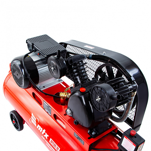 Фото 7 товара Компрессор воздушный ременный привод КР2500/80, 2,5 кВт, 80 литров, 420 л/мин МТХ