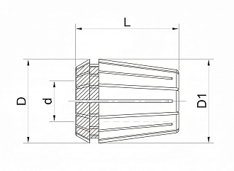 Цанга ER32-09 высокоточная 0,010 мм (DIN 6499B, ISO 15488-B) Sekira - фото 5
