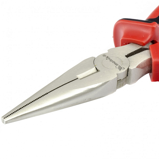 Фото 1 товара Длинногубцы прямые Nickel, 160 мм, никелированные, двухкомпонентные рукоятки Matrix