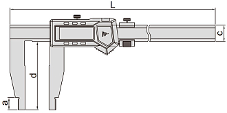 Штангенциркуль электронный ШЦЦ-3 0-600 мм, 0.01 мм, губки 150 мм, INSIZE - фото 2