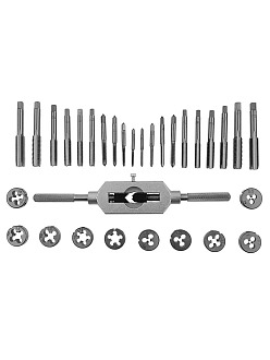 Набор метчиков М3-М10 (14 шт) в пластиковой коробке - фото 2