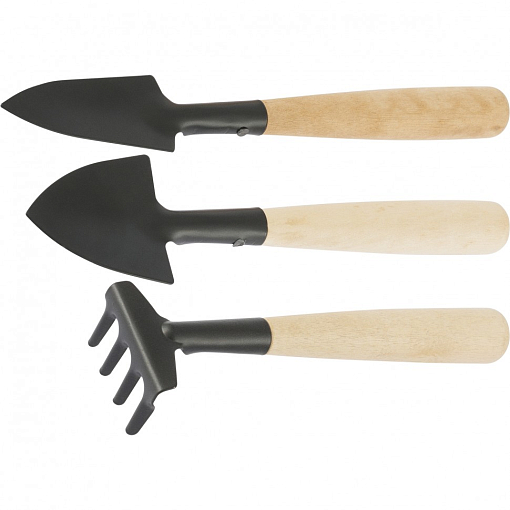 Фото 1 товара Набор по уходу за комнатными растениями, деревянные рукоятки, 3 предмета, Palisad