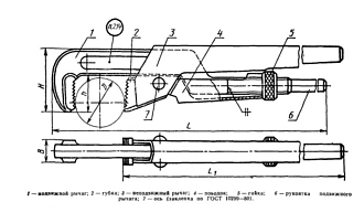 Ключ трубный рычажный КТР №1 - фото 2
