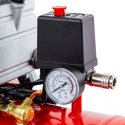 Фото 7 товара Компрессор воздушный DC1500L/50, 1,5 кВт, 50 л, 210 л/мин MTX