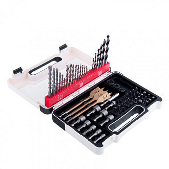 Набор сверл комб., мет. 1-6 мм, бет. 3-8 мм, дер. 3-8 мм (71 предмет) Pro Matrix - фото 3