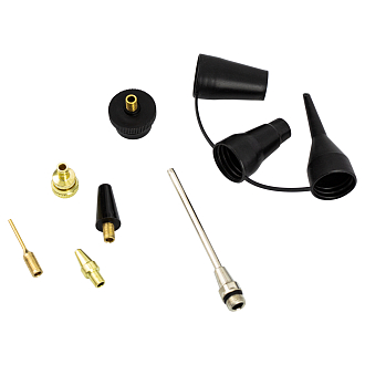 Компрессор воздушный DL1100 1.1 кВт, 180 л/мин, с набором аксессуаров Denzel - фото 4