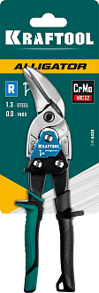 Правые усиленные ножницы по металлу с выносом Alligator 2328-OR KRAFTOOL 250 мм - фото 6