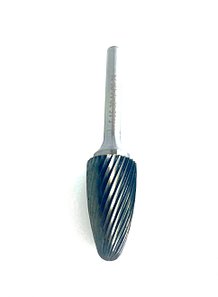 Борфреза гипербола сферическая тип F 16х30х6х75 R3,5 спир. нас. арт. F16 30М06 Sekira - фото 2