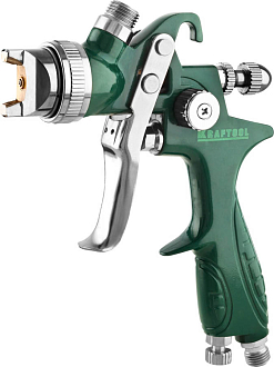 Краскопульт пневматический с верхним бачком KRAFTOOL AIRKRAFT 06522-1.4 Pro сопло 1,4 мм - фото 2