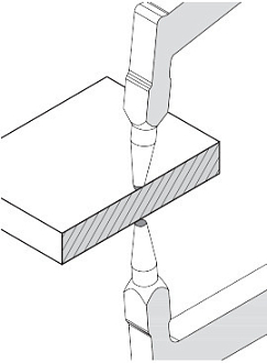 Цифровой рычажный толщиномер со сферич. измер. поверхностями 0-20 мм - фото 2