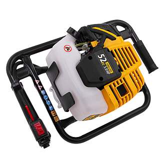 Мотобур DX-52, объём двигателя 52 см3, соединение 20 мм, без шнека Denzel - фото 2