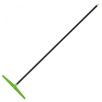 Грабли пластиковые, 430 мм, 13 прямых зубьев, металлический черенок, Сибртех - фото 1