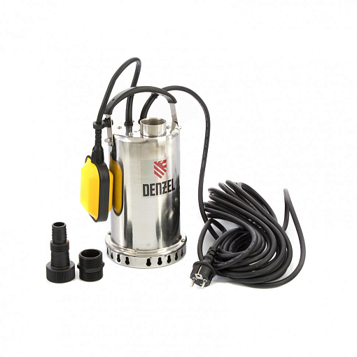 Фото 0 товара Дренажный насос DP600X, 600 Вт, подъем 7,5 м, 8500 л/ч Denzel