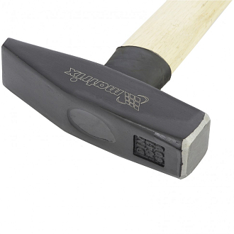 Молоток слесарный, 600 г, квадратный боек, деревянная рукоятка Matrix - фото 2