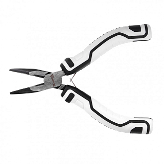 Длинногубцы Mini, 125 мм, изогнутые, авторазжим, Pro Matrix - фото 1