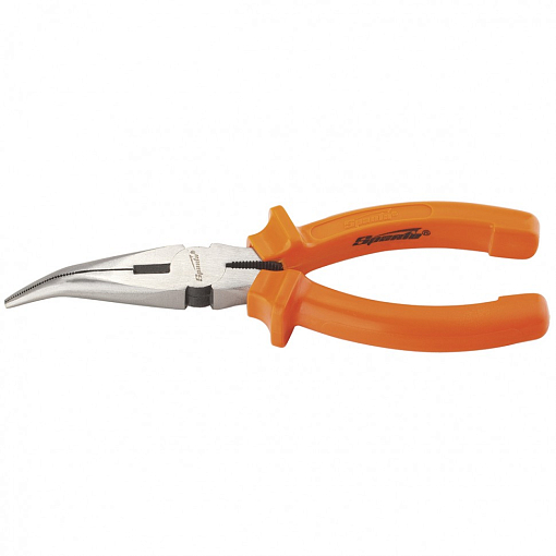 Фото 0 товара Длинногубцы изогнутые Classic, 160 мм, шлифованные, пластмассовые рукоятки Sparta