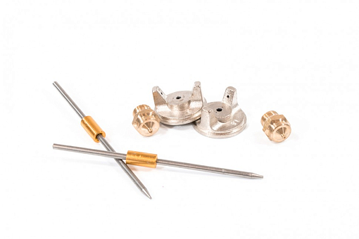 Фото 3 товара Краскораспылитель пневм. с верхним бачком V 0,6 л, сопло D 1.2, 1.5 и 1.8 мм Matrix