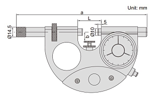 Скоба рычажная CР 50-75 (0.001мм) IP54 PLUS, INSIZE - фото 2