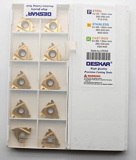 Фото 4 товара 22IR 4 TR LDC резьбовая пластина Deskar