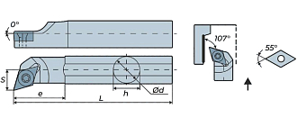 S20R-SDQCL11 DKR державка для внутреннего точения Deskar - фото 3